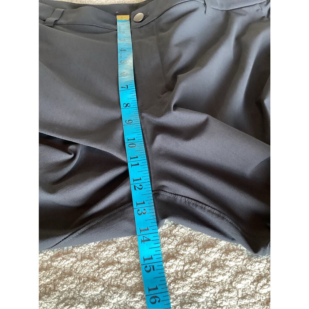Lululemon ABC Classic-Fit Shorts 9" *Warpstreme Flat Front Men's Black Size 40 - Picture 11 of 12